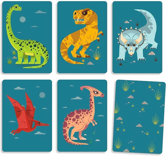 Board Game Dino Draft for 2-5 Players 6+ Years Old (FR) Djeco