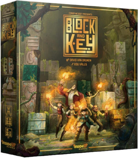 Настолна игра Block & Key за 1-4 играчи 8+ години (EN) Inside Up Games
