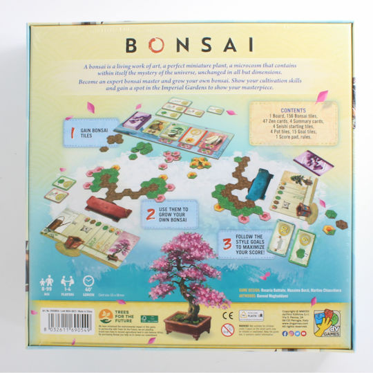 Board Game Bonsai for 1-4 Players 8+ Years Old (EN) Da Vinci Games