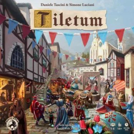 Board Game Tiletum for 1-4 Players 14+ Years Old (EN) Board & Dice