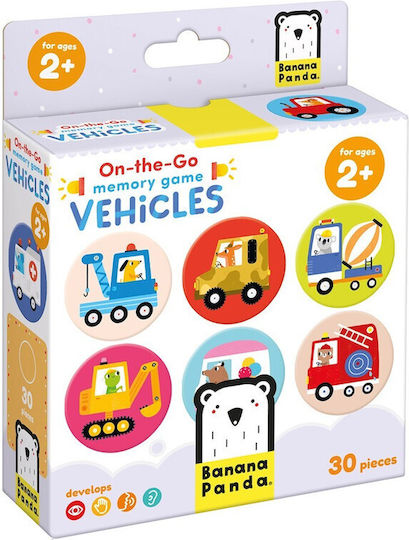 Επιτραπέζιο Παιχνίδι Vehicles Xl για 1+ Παίκτες 2+ Ετών (EN) Banana Panda