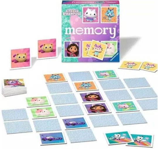 Επιτραπέζιο Παιχνίδι Memory Το Κουκλόσπιτο Της Γκάμπι για 1+ Παίκτες 3+ Ετών (EN) Ravensburger