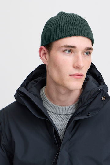 Beanie Unisex Beanie Knitted in Green color