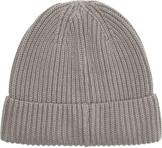 Beanie Ανδρικός Σκούφος Πλεκτός σε Γκρι χρώμα