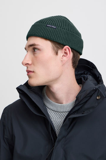 Beanie Unisex Beanie Knitted in Green color