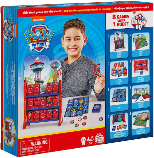 Joc de Societate Paw Patrol 8 Games Under 1 Roof pentru 2-4 Jucători 4+ Ani (EN) Spin Master