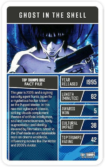 Настолна игра Guide to Anime Movies Top Trumps за 2+ играчи 6+ години (EN) Winning Moves