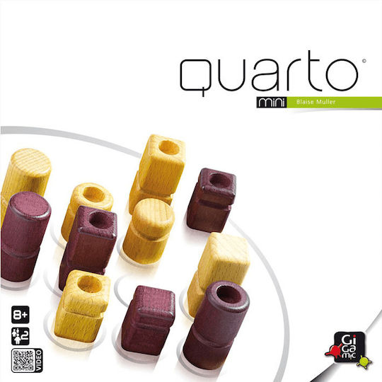 Επιτραπέζιο Παιχνίδι Quatro! Mini για 2 Παίκτες 6+ Ετών (IT) Gigamic