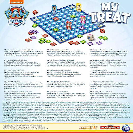 Board Game Paw Patrol Game My Treat for 2-4 Players 3+ Years Old Trefl