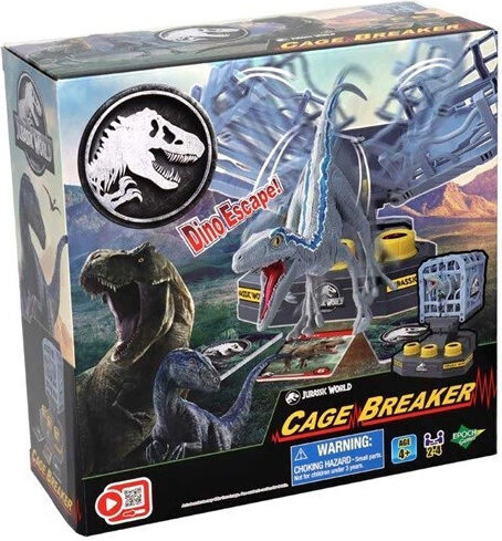 Board Game Jurassic World Cage Breaker for 2+ Players 4+ Years Old (FR) Epoch Toys