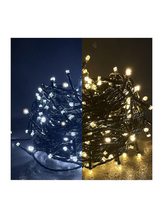 300 Λαμπάκια LED 30μ. Θερμό Λευκό σε Σειρά