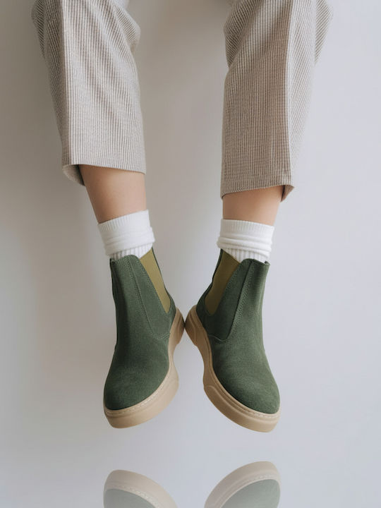 Khaki Herrenstiefel
