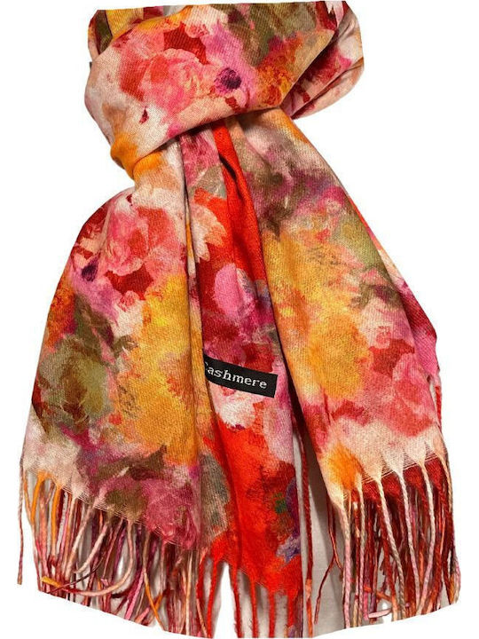 Damen Schal Burgundisch