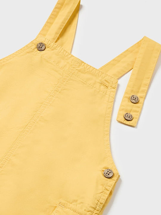 Salopetă Copii din Material Textil Galben