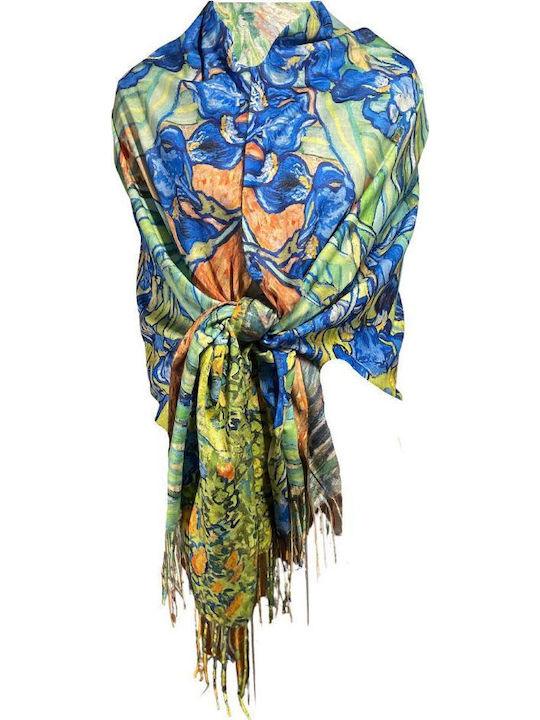 Damen Schal Blau