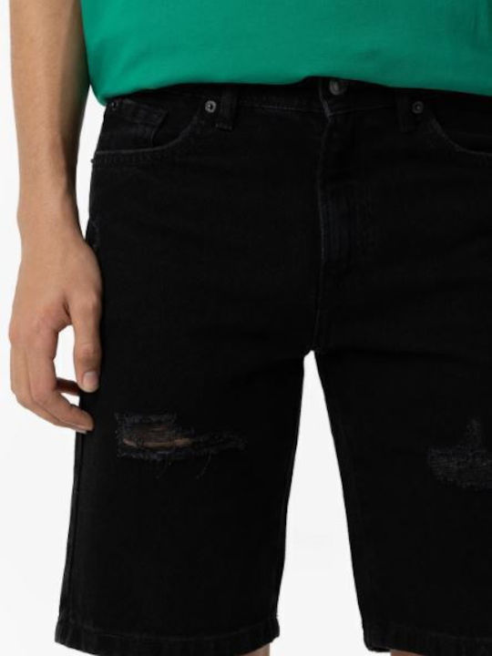 Șort/Salopetă Copii Denim Negru