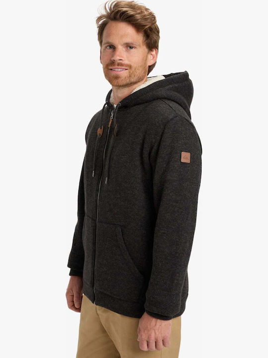 Sherpa Jacke Black Heather