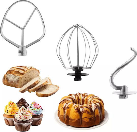 Sencor Stand Mixer 1300W with Stainless Mixing Bowl 5.2lt