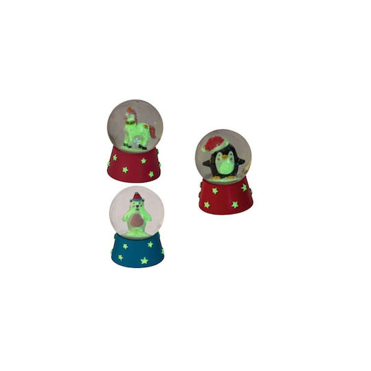 Weihnachtliche Schneekugel 4.3x4.3x6.3cm 1Stück (Μiverse Designs)