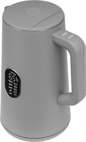 Gotze & Jensen Βραστήρας Ταξιδίου 1.5lt 1800W Γκρι