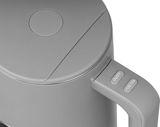 Gotze & Jensen Βραστήρας Ταξιδίου 1.5lt 1800W Γκρι