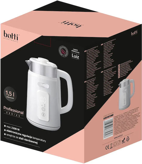 Botti Fierbător 1.5lt 1850W Alb