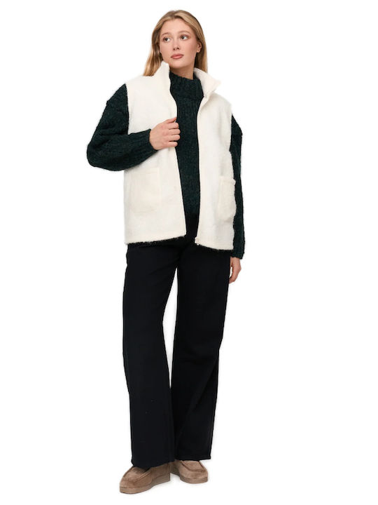 Frauen Pelz White