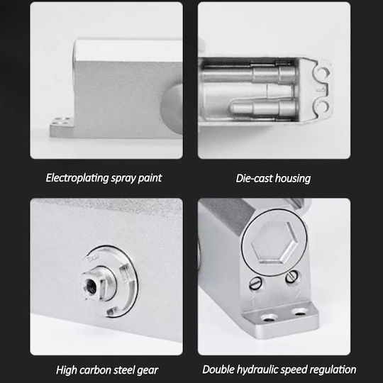 Door Return Mechanism Door Silver