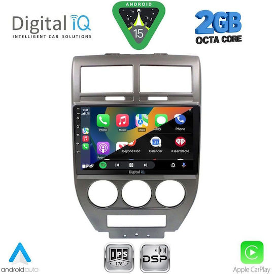 Digital IQ Ηχοσύστημα Αυτοκινήτου για Jeep Compass / Patriot 2007-2016 (Bluetooth/USB/WiFi/GPS/Apple-Carplay/Android-Auto) με Οθόνη Αφής 10"