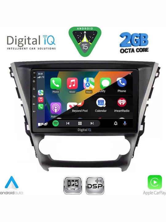 Digital IQ Auto-Audiosystem für Toyota Avensis 2016-2019 (Bluetooth/USB/WiFi/GPS/Apple-Carplay/Android-Auto) mit Touchscreen 10"