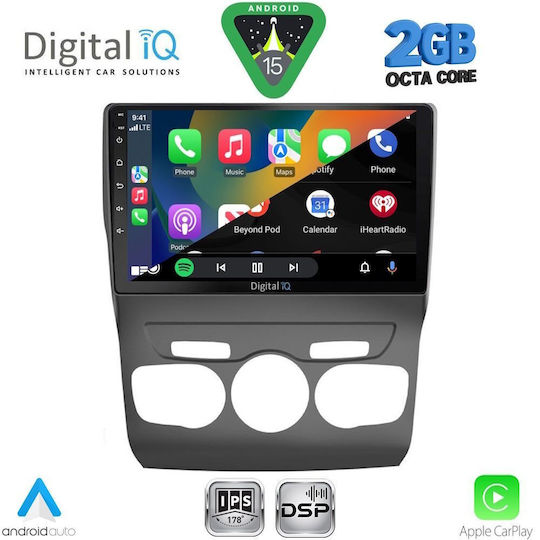 Digital IQ Car Audio System for Citroen C4 / DS4 2011-2018 (Bluetooth/USB/WiFi/GPS/Apple-Carplay/Android-Auto) with Touch Screen 10"