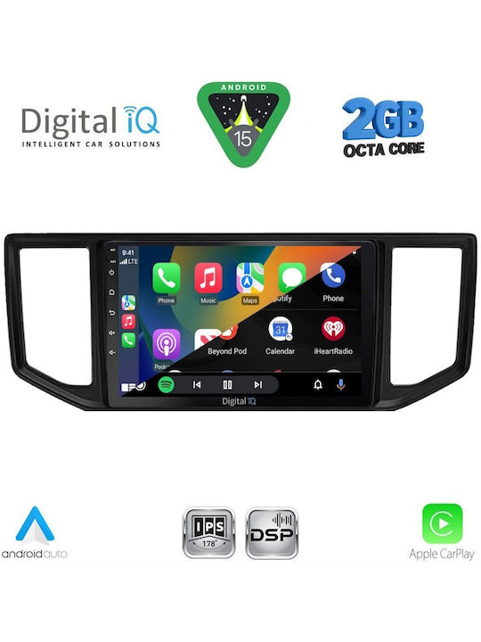 Digital IQ Car Audio System for Volkswagen Crafter 2017 (Bluetooth/USB/WiFi/GPS/Apple-Carplay/Android-Auto) with Touch Screen 10"