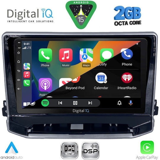 Digital IQ Ηχοσύστημα Αυτοκινήτου για Jeep Compass 2022 (Bluetooth/USB/WiFi/GPS/Apple-Carplay/Android-Auto) με Οθόνη Αφής 10"