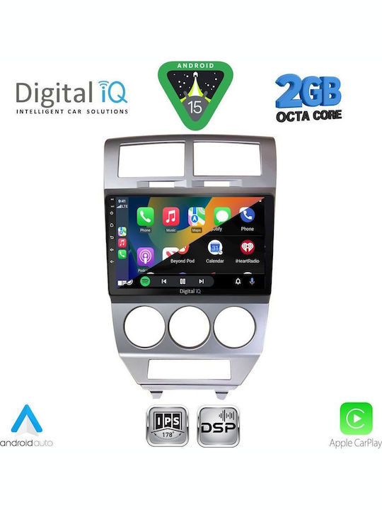 Digital IQ Car Audio System Dodge Caliber 2006-2012 (Bluetooth/USB/WiFi/GPS/Apple-Carplay/Android-Auto) with Touch Screen 10"