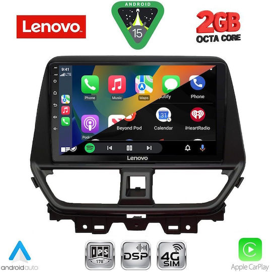 Lenovo Car Audio System for Suzuki Baleno 2022 (Bluetooth/USB/WiFi/GPS/Apple-Carplay/Android-Auto) with Touch Screen 9"