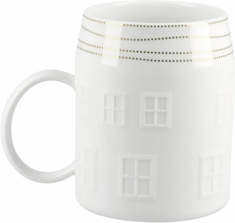 Raeder Christmas Mug Porcelain White D7.5cm.