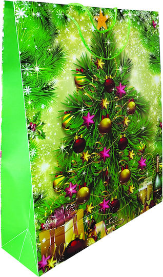 Чанта За Подарък Коледа 34x25x9,5см