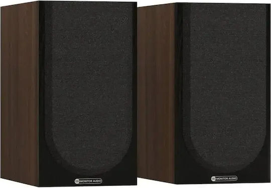Monitor Audio Bronze 50 7G Paar Hi-Fi Lautsprecher Buch selbst 100W 2 Anzahl von Fahrern B18.5xT32.8xH33.5cm. Walnuss