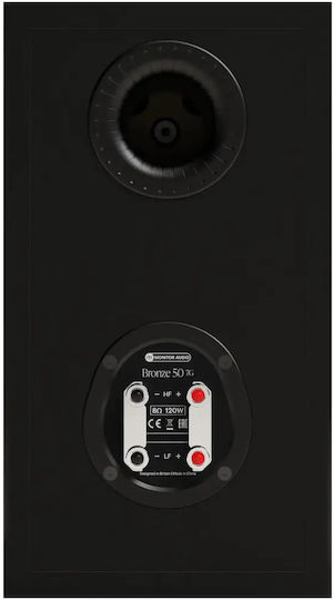 Monitor Audio Bronze 50 7G Ζεύγος Ηχείων Hi-Fi Βιβλιοθήκης 100W 2 Δρόμων Π18.5xΒ32.8xΥ33.5εκ. Μαύρο