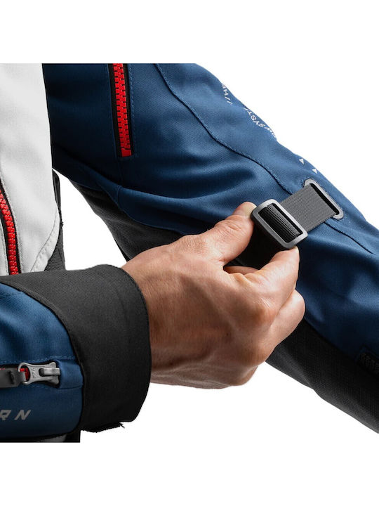 Rebelhorn Hardy 3 Ανδρικό Μπουφάν Μηχανής 4 Εποχών Blue / Grey / Red