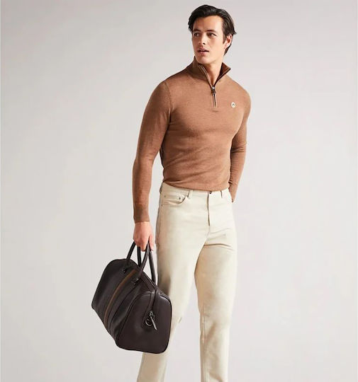 Ted Baker Sack Voyage Brown Fabric