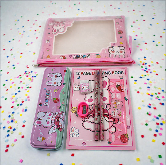 School Set Pink Shades Zipper Bag 9sxo83