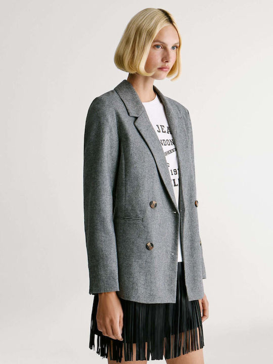 Pepe Jeans Women's Blazer Grey Pepe Jeans Women's Blazer Grey