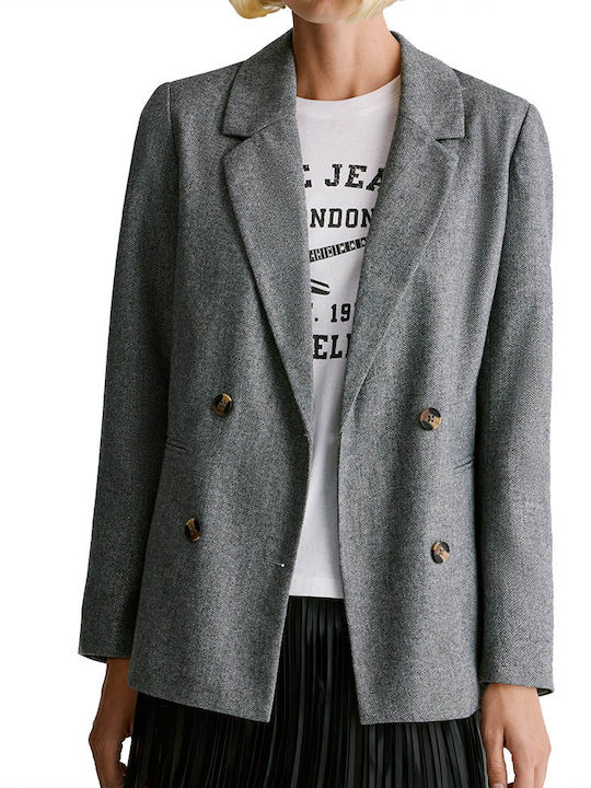 Pepe Jeans Women's Blazer Grey