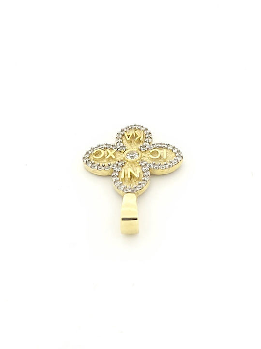 Kremling Charm Konstantin mit Steinen aus 9K Gold mit Zirkon
