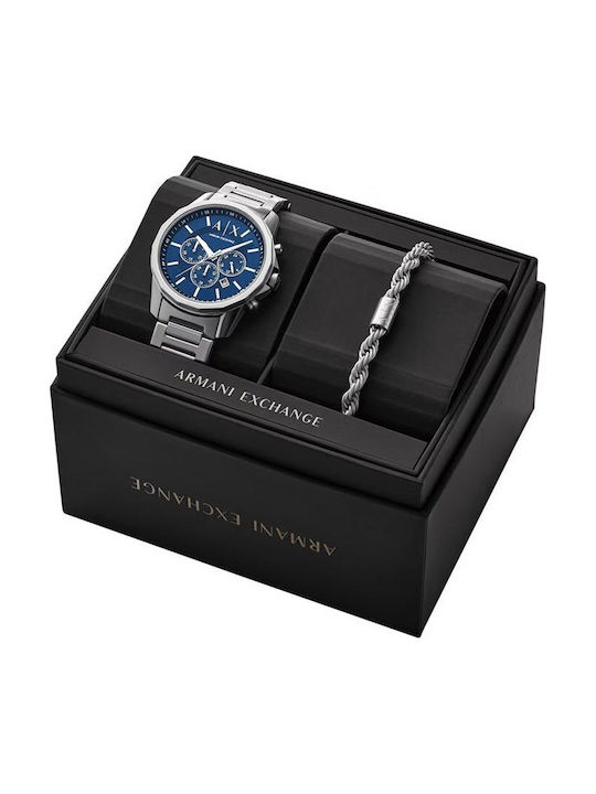 Armani Exchange Men's Watch Battery Silver