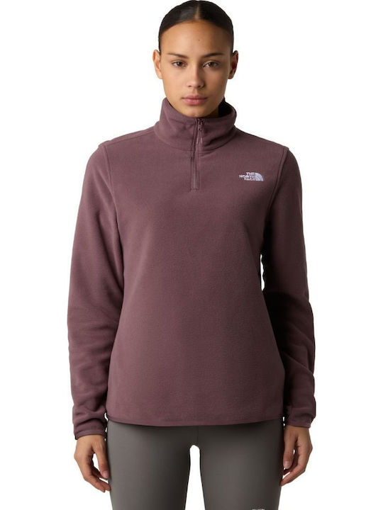 Glacier 1/4 Bluza Damă Polar Cu Fermoar Roz