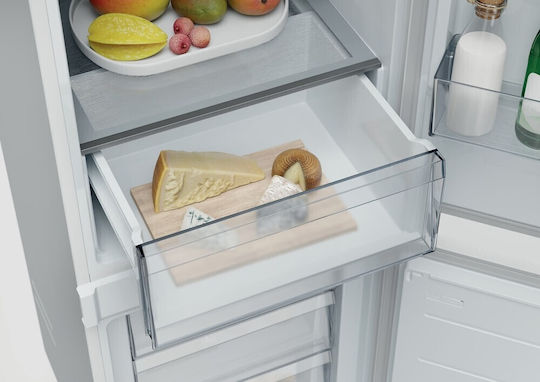 Candy Εντοιχιζόμενος Ψυγειοκαταψύκτης 268lt Υ177.2xΠ54xΒ55εκ. Λευκός CNBQL3518EV