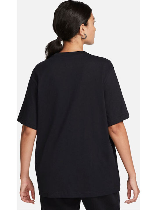 Sportswear Essential Γυναικείο Αθλητικό T-shirt Μαύρο