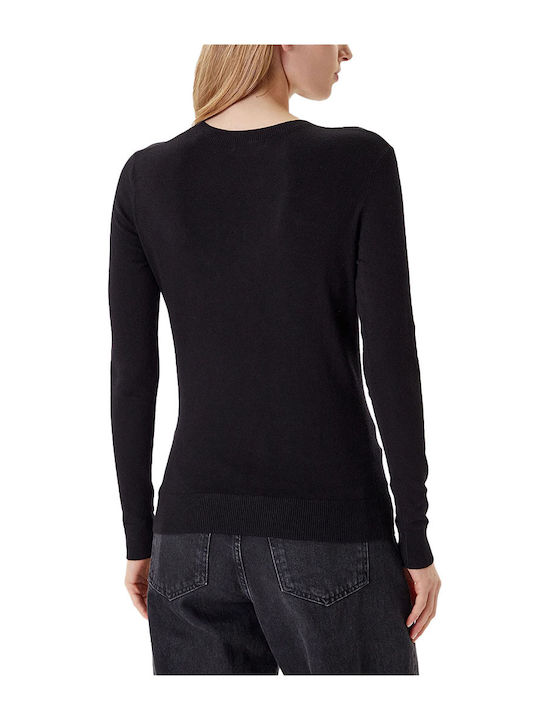 Damen Langarm Pullover Black